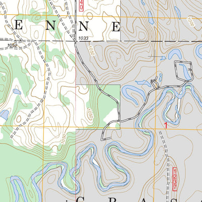 US Forest Service - Topo Coburn, ND FSTopo Legacy digital map