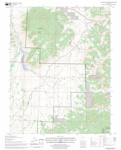 US Forest Service - Topo Cochetopa Park, CO FSTopo Legacy digital map