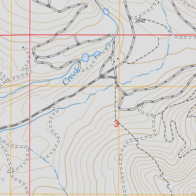 US Forest Service - Topo Cocolalla, ID FSTopo Legacy digital map