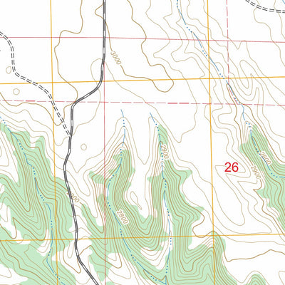 US Forest Service - Topo Cody SE, NE FSTopo Legacy digital map
