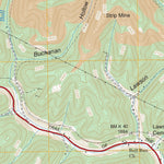 US Forest Service - Topo Coeburn, VA FSTopo Legacy digital map