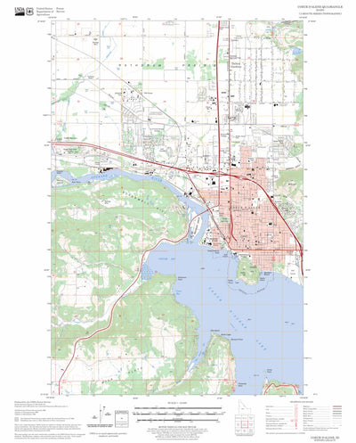 US Forest Service - Topo Coeur D'Alene, ID FSTopo Legacy digital map