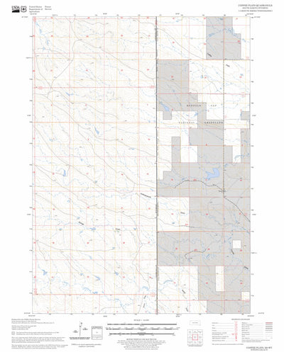 US Forest Service - Topo Coffee Flats, SD - WY FSTopo Legacy digital map