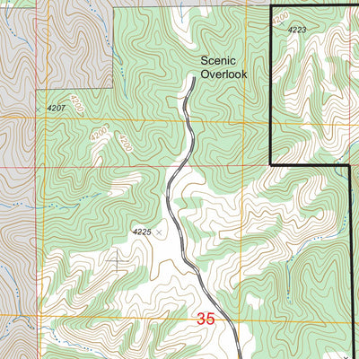 US Forest Service - Topo Coffee Mill Butte, NE FSTopo Legacy digital map