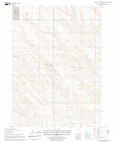 US Forest Service - Topo Coffee Mill Butte SE, NE FSTopo Legacy digital map