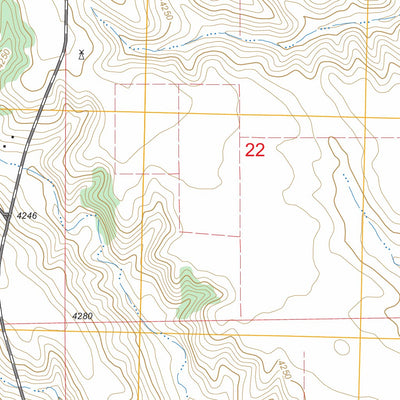 US Forest Service - Topo Coffee Mill Butte SE, NE FSTopo Legacy digital map