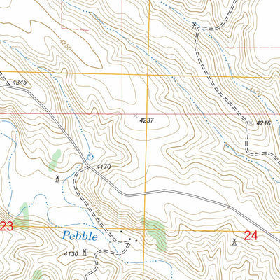 US Forest Service - Topo Coffee Mill Butte SE, NE FSTopo Legacy digital map