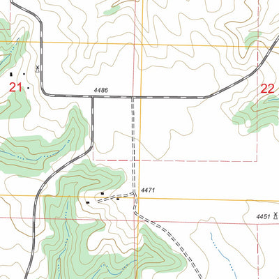 US Forest Service - Topo Coffee Mill Butte SW, NE FSTopo Legacy digital map