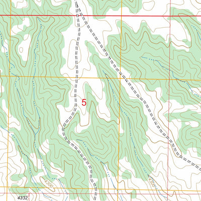 US Forest Service - Topo Coffee Mill Butte SW, NE FSTopo Legacy digital map