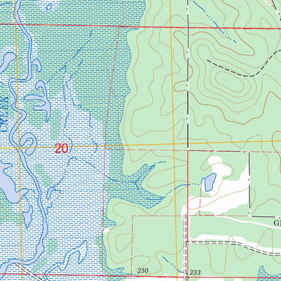 US Forest Service - Topo Coffeeville, MS FSTopo Legacy digital map