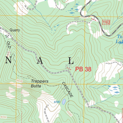US Forest Service - Topo Coffin Mountain, OR FSTopo Legacy digital map