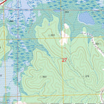 US Forest Service - Topo Coker Lake, MS FSTopo Legacy digital map