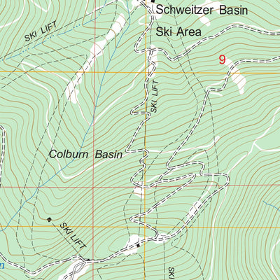 US Forest Service - Topo Colburn, ID FSTopo Legacy digital map