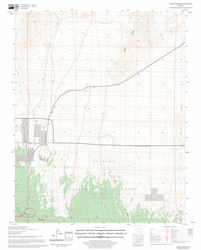 US Forest Service - Topo Cold Creek, NV FSTopo Legacy digital map