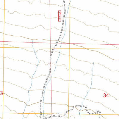 US Forest Service - Topo Cold Creek, NV FSTopo Legacy digital map