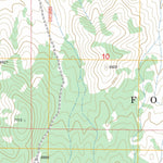 US Forest Service - Topo Cold Creek, NV FSTopo Legacy digital map