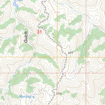 US Forest Service - Topo Cold Fork, CA FSTopo Legacy digital map