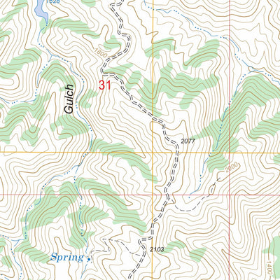 US Forest Service - Topo Cold Fork, CA FSTopo Legacy digital map