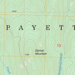 US Forest Service - Topo Cold Meadows, ID FSTopo Legacy digital map