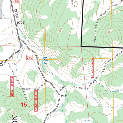 US Forest Service - Topo Cold Spring Park, CO FSTopo Legacy digital map