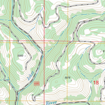 US Forest Service - Topo Cold Spring Summit, ID FSTopo Legacy digital map