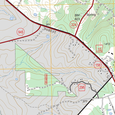US Forest Service - Topo Coldspring, TX FSTopo Legacy digital map