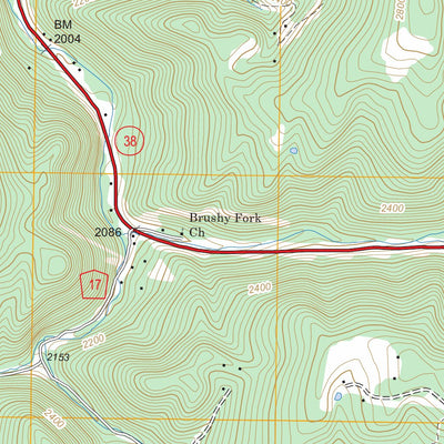 US Forest Service - Topo Colebank, WV FSTopo Legacy digital map