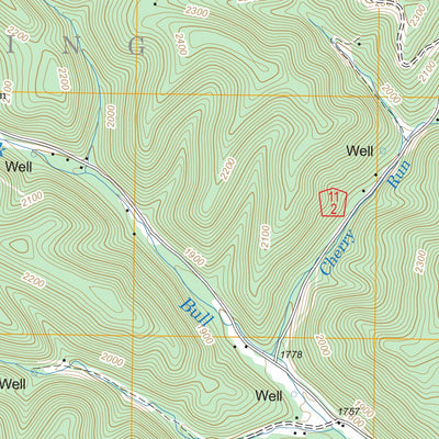 US Forest Service - Topo Colebank, WV FSTopo Legacy digital map