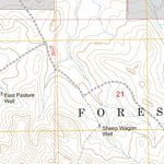 US Forest Service - Topo Coleman Draw, MT FSTopo Legacy digital map