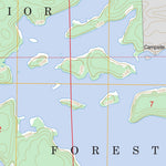 US Forest Service - Topo Coleman Island, MN FSTopo Legacy digital map