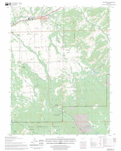 US Forest Service - Topo Collbran, CO FSTopo Legacy digital map