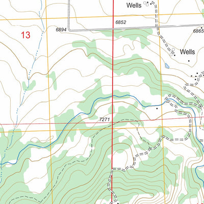 US Forest Service - Topo Collbran, CO FSTopo Legacy digital map