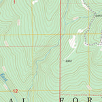 US Forest Service - Topo Collier Butte, OR FSTopo Legacy digital map