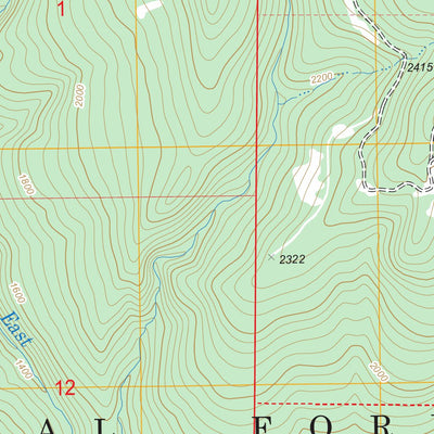 US Forest Service - Topo Collier Butte, OR FSTopo Legacy digital map