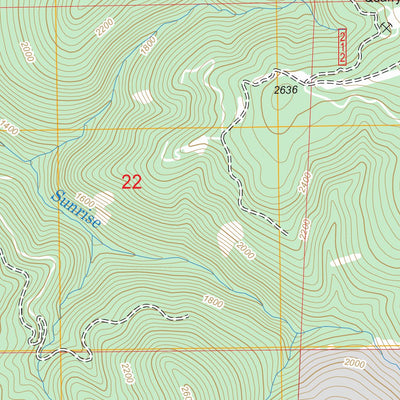 US Forest Service - Topo Collier Butte, OR FSTopo Legacy digital map