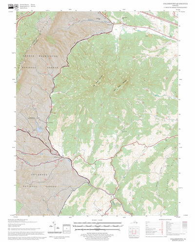 US Forest Service - Topo Collierstown, VA FSTopo Legacy digital map