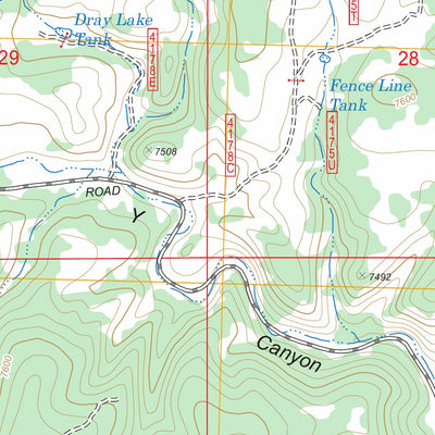 US Forest Service - Topo Collins Park, NM FSTopo Legacy digital map
