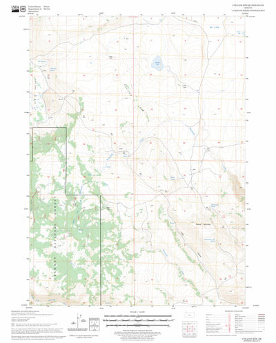 US Forest Service - Topo Collins Rim, OR FSTopo Legacy digital map