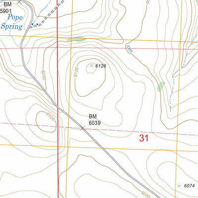 US Forest Service - Topo Collins Rim, OR FSTopo Legacy digital map