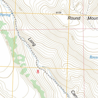 US Forest Service - Topo Collins Rim, OR FSTopo Legacy digital map