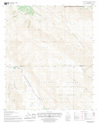 US Forest Service - Topo Collins Valley, CA FSTopo Legacy digital map