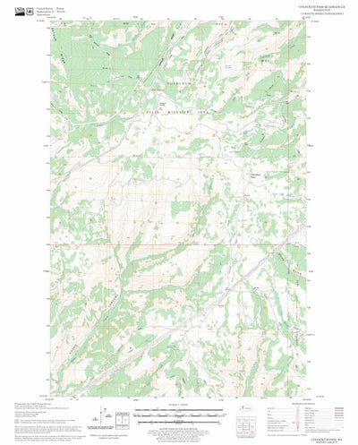US Forest Service - Topo Colockum Pass, WA FSTopo Legacy digital map