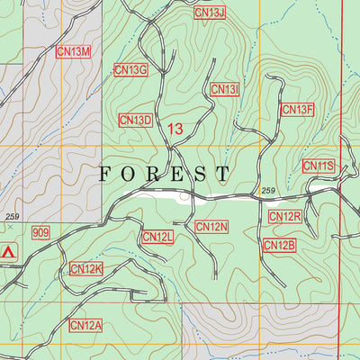 US Forest Service - Topo Colquitt, LA FSTopo Legacy digital map