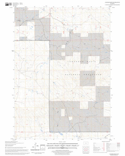 US Forest Service - Topo Colter Draw, WY FSTopo Legacy digital map