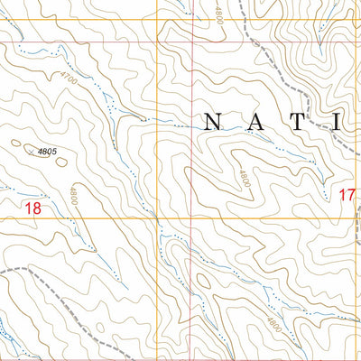US Forest Service - Topo Colter Draw, WY FSTopo Legacy digital map