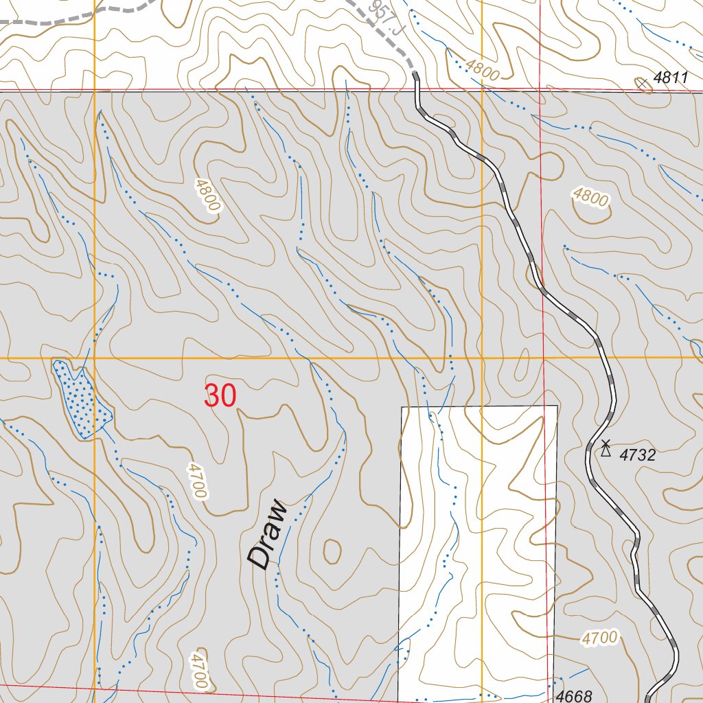 Colter Map Colter Draw, WY FSTopo Legacy Map by US Forest Service - Topo | Avenza Maps