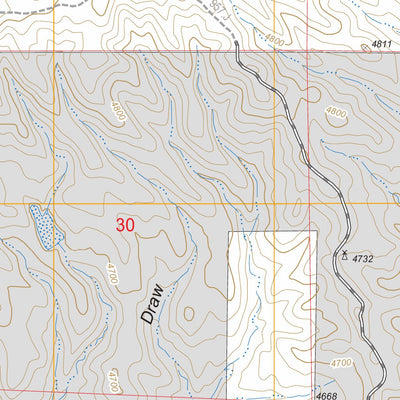 US Forest Service - Topo Colter Draw, WY FSTopo Legacy digital map