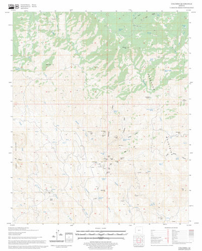 US Forest Service - Topo Columbia, AZ FSTopo Legacy digital map