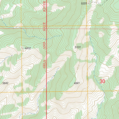 US Forest Service - Topo Columbia, AZ FSTopo Legacy digital map