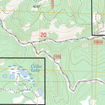 US Forest Service - Topo Columbia Falls North, MT FSTopo Legacy digital map
